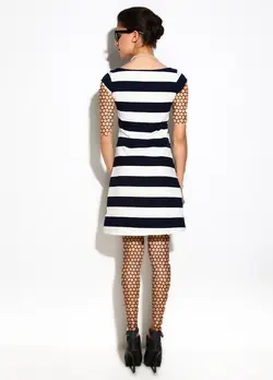 لباس مجلسی کوتاه راه راه