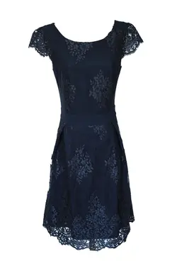 لباس مجلسی مشکی گیپور و دانتل KOTON