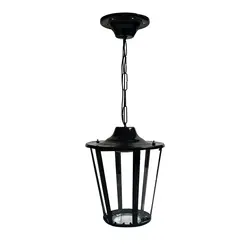 چراغ حیاطی و پارکی آویز تمام فلزی مدل C-1HB