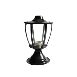 چراغ حیاطی و پارکی سردری فلزی مدل D-1CL[PO]