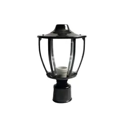 چراغ حیاطی و پارکی سرلوله  فلزی مدل P-1CL[PO]