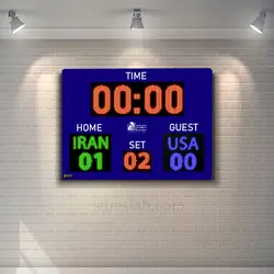 اسکوربورد دیجیتال چند منظوره مدل EC90 سایز 90×130 سانتیمتر - نمایشگرهای دیجیتال سیب سیاه