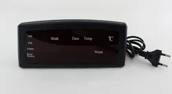 ساعت دیجیتال رومیزی مدل 868 سایز 8*20 سانتیمتر - نمایشگرهای دیجیتال سیب سیاه
