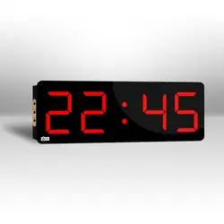 ساعت دیواری دیجیتال تقویم دار مدل HM22 سایز 22*80 سانتیمتر - نمایشگرهای دیجیتال سیب سیاه