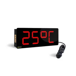 دماسنج و رطوبت سنج دیجیتال مدل HT1228 سایز 10*28 سانتیمتر - نمایشگرهای دیجیتال سیب سیاه - انواع دماسنج و ترمومتر و رطوبت سنج دیجیتال