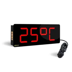 دماسنج و رطوبت سنج دیجیتال مدل HT1543 سایز 43×15 سانتیمتر - نمایشگرهای دیجیتال سیب سیاه - انواع رطوبت سنج و دماسنج دیجیتال