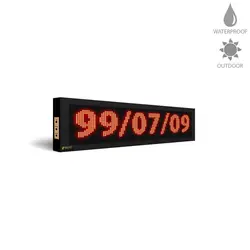 ساعت دیجیتال دیواری مدل HMS26 سایز 26*106 سانتیمتر - نمایشگرهای دیجیتال سیب سیاه