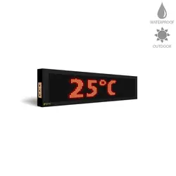 ساعت دیجیتال دیواری مدل HMS26 سایز 26*106 سانتیمتر - نمایشگرهای دیجیتال سیب سیاه