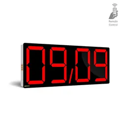 ساعت دیجیتالی دیواری بزرگ صنعتی مدل HM55 سایز 60*154 سانتیمتر - نمایشگرهای دیجیتال سیب سیاه