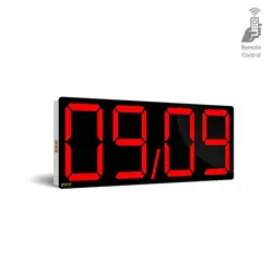 ساعت دیجیتالی دیواری بزرگ صنعتی مدل HM40 سایز 36*100 سانتیمتر - نمایشگرهای دیجیتال سیب سیاه