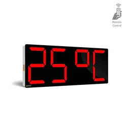 ساعت دیجیتالی دیواری بزرگ صنعتی مدل HM40 سایز 36*100 سانتیمتر - نمایشگرهای دیجیتال سیب سیاه