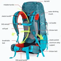 کوله پشتی کوهنوردی 55 لیتری نیچرهایک مدل NH16Y - لوازم کوهنوردی سیمرغ