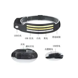 هدلایت نواری شارژی سنسور دار - لوازم کوهنوردی سیمرغ