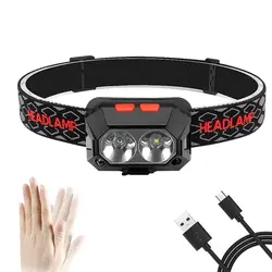 هدلایت سنسوردار دوچراغ مدل HY601 - لوازم کوهنوردی سیمرغ