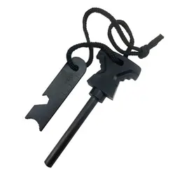 سنگ چخماق به همراه خط کش چندکاره فلزی - لوازم کوهنوردی سیمرغ