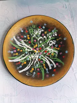 بشقاب نفیس خوشنویسی