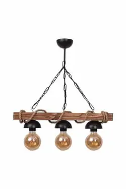 چراغ آویز دکوری سه شعله سایه دار