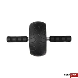 چرخ تمرین شکم مدل Power Roller به همراه زیر انداز ورزشی