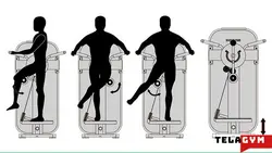 دستگاه بدنسازی توتال هیپ اینپارس مدل IFP Total Hip