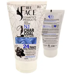 ماسک صورت زغال فری فیس مدل CHAR COAL حجم 150 میلی لیتر | پخش عمده