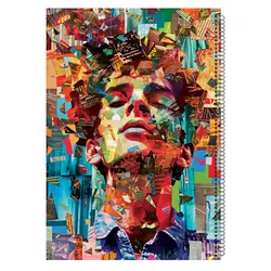 دفتر 50 گلاسه سیمی - فروشگاه لوازم التحریر