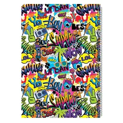 دفتر 50 گلاسه سیمی - فروشگاه لوازم التحریر