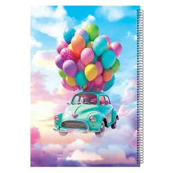 دفتر 50 گلاسه سیمی - فروشگاه لوازم التحریر