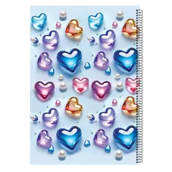 دفتر 80 گلاسه سیمی - فروشگاه لوازم التحریر