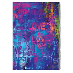 دفتر 80 گلاسه سیمی - فروشگاه لوازم التحریر