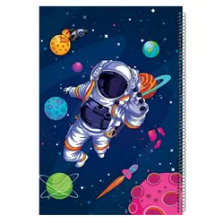 دفتر 80 گلاسه سیمی - فروشگاه لوازم التحریر