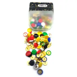 پونز رنگی بسته 100 عددی