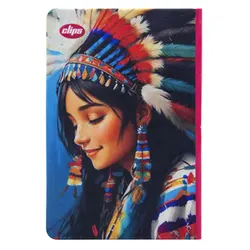 دفتر 100 رقعی پارچه ای چاپی