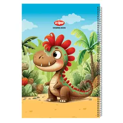 دفتر نقاشی رحلی سیم از کنار