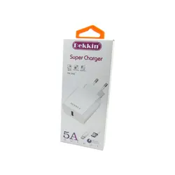 شارژر دیواری DEKKIN دکین مدل DK-542 همراه با کابل اندروید