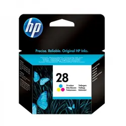 خرید کارتریج جوهر افشان اصلHP رنگی کد 28 - فروشگاه لوازم اداری ورناآفیس