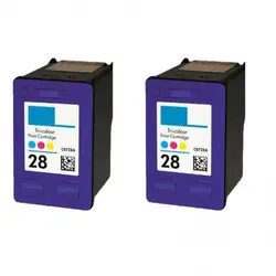 خرید کارتریج جوهر افشان اصلHP رنگی کد 28 - فروشگاه لوازم اداری ورناآفیس