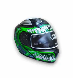 کلاه کاسکت فک متحرک طرح عروسکی - مشخصات قیمت کلاه کاسکت در فروشگاه بنلی