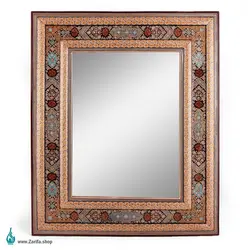 آینه شمعدان خاتم و تذهیب سایز 50*60 - فروشگاه صنایع دستی ظریفا