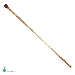 عصا دسته گرد خاتم کاری ارتفاع 90 - فروشگاه صنایع دستی ظریفا