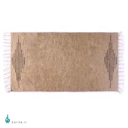 گلیم دستباف تربتی نایین بافته شده با پشم شتر طرح 1