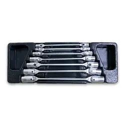 ست 7 عددی آچار دو سر بکس لقلقه لیکوتا سایز 6 × 7 تا 18 × 19 میلیمتر