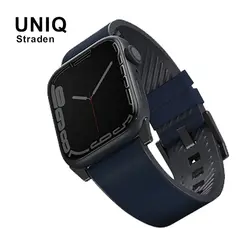 بند چرمی اپل واچ یونیک Straden Waterproof Leather Hybrid