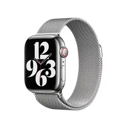 بند اپل واچ مدل فلزی میلانس سایز 38/40 Apple Watch Milanese Loop
