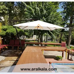چتر پایه کنار هشت ضلعی گاردین 4 متری