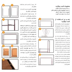 کمد دوکاره (کمد لباس و رختخواب) ترگال