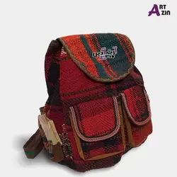 کیف مدرسه سنتی دخترانه جاجیم دستبافت کد: 26-508