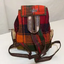 کیف مدرسه سنتی دخترانه جاجیم دستبافت کد: 26-508