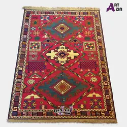 گلیم سنتی دستباف مغان سه متری طرح عشایری کد: 488