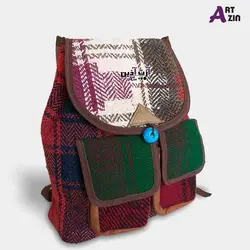 کوله کوچک سنتی دخترانه شیک جاجیم دستباف کد: 3 - 512