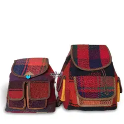 کوله کوچک سنتی دخترانه شیک جاجیم دستباف کد: 3 - 512